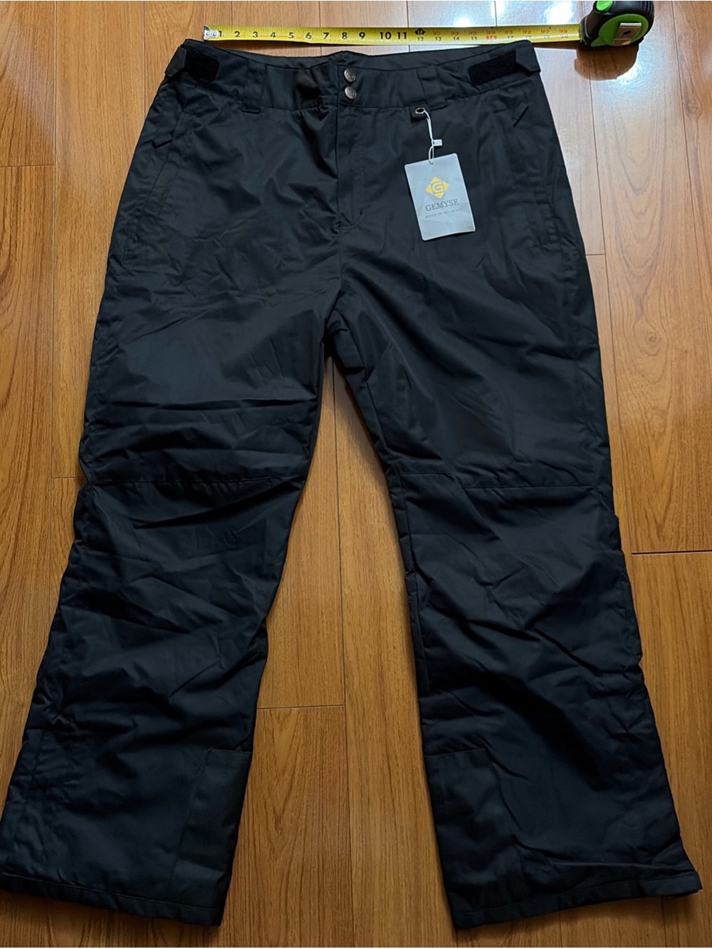 GEMYSE Men's Insulated Waterproof Ski Snow Pants Winter Size XL
